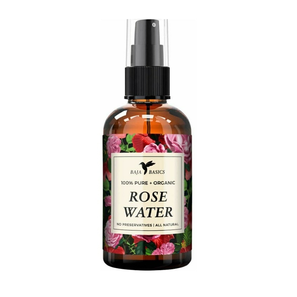 Baja Basics 100% Pure Organic Rose Water